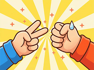 後出しジャンケン